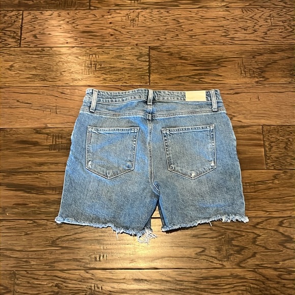 Paige Denim Sarah Longline Shorts High Rise Size 29 - Picture 2 of 16